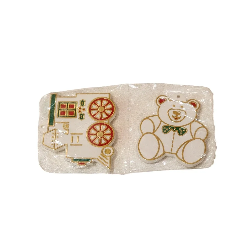 Vintage Holiday Cookie Kit Train Bear Cutters Recipe Cards Envelopes Christmas‎